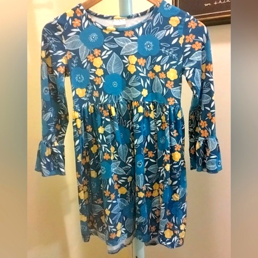Girls sz 7/8 Boutique Fall Dress